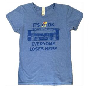 NA92 “new agenda”by Perrin Kansas Jayhawks T-Shirt Women’s Medium